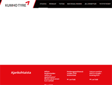 Tablet Screenshot of kumho.fi