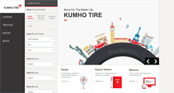 Desktop Screenshot of kumho.com.tr